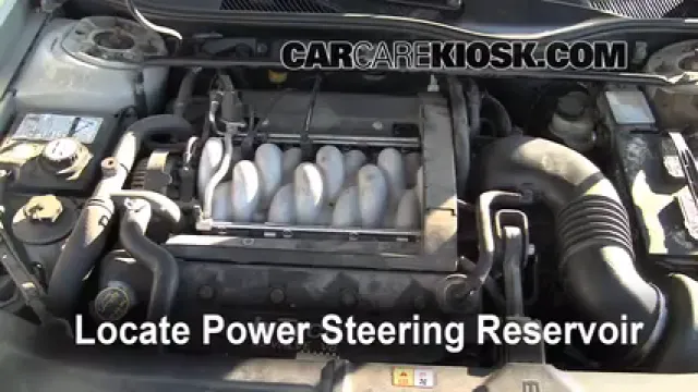 2001 Lincoln Continental 4.6L V8 Líquido de dirección asistida Controlar nivel de líquido